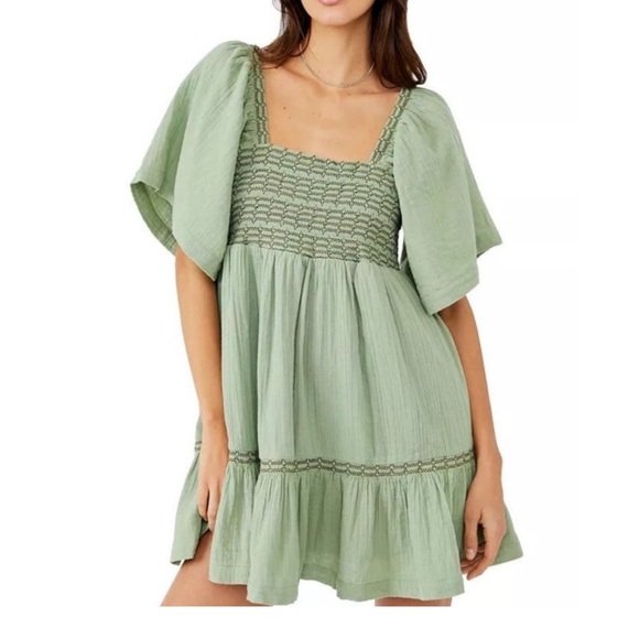Free People Easy to Love Bubble Dress M - Picture 1 of 5